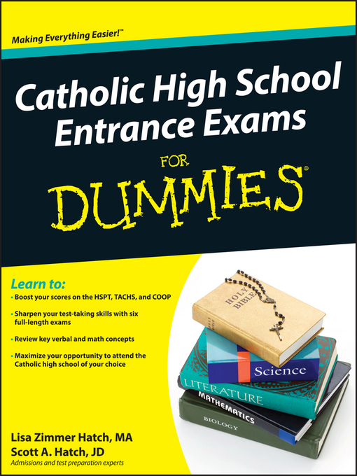 Title details for Catholic High School Entrance Exams For Dummies by Lisa Zimmer Hatch - Available